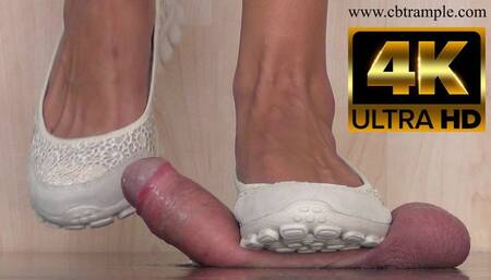 Rough Cock and Ball Trampling in Ballet Flats by Lara Cuore - Part 1 of 2 (4K)