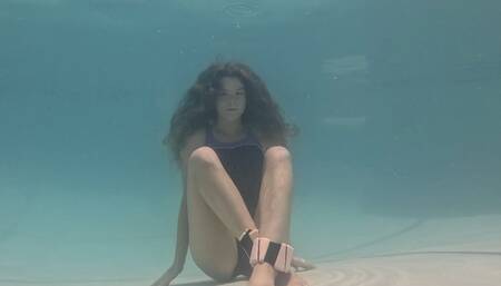 Nathalia Practices Breatholds In One Piece