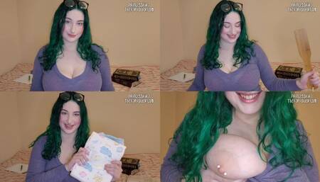 Teacher Punishes You: Spank, Diaper, Breastfeed