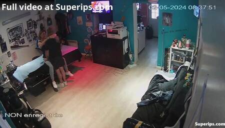 IPCAM – French man fucks in his tattoo studio