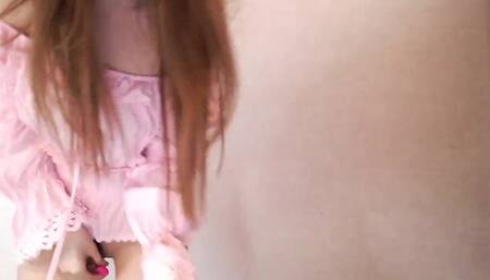 Jointotoro, Pretty pink dress tease.
