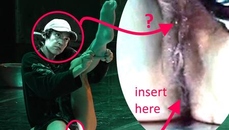 Layton Lachman has dirt stuck on her oily cunt