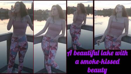 Smoke & Art 13- A beautiful lake with a smoke-kissed beauty