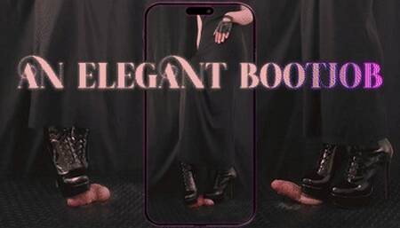 An Elegant Bootjob in Black High Heels - (Vertical Version) - TamyStarly - Trample, Crushing, Trampling, Bootjob, Ballbusting, CBT