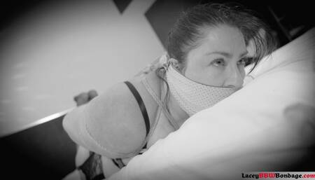 Lacey - Heavily Tied, Heavily Gagged & Vibed Alt 4K ( BBW Bondage , Tape Gagged , Wrap Gagged , Rope Bondage , OTM Gag , Bound Orgasms , Hogtied , Hogtie )