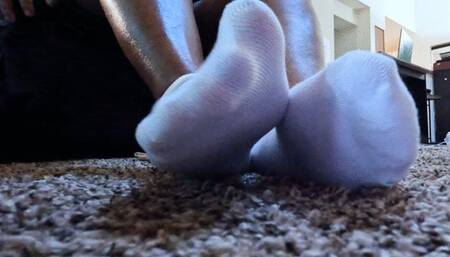 Goddess Teases with Soles in White Socks POV 1080