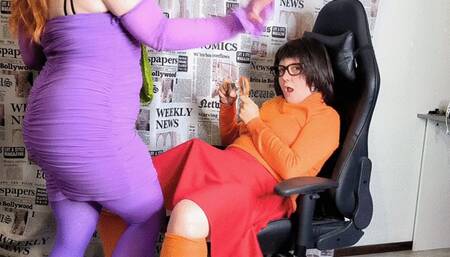 Velma and Daphne as Silly Lesbian Futa Sluts