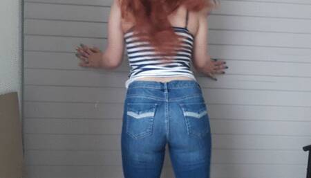 Farting in jeans ( fart fetish)