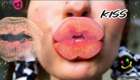 Sensual Golden Melting Kiss