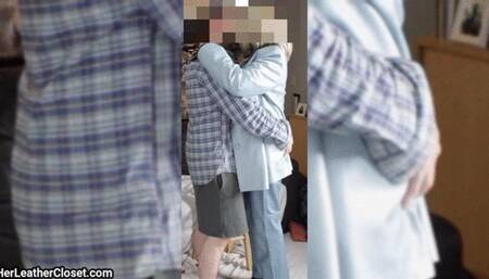 Blue Leather Fantasy Fuck Fingering