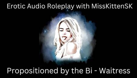 Erotic Audio Roleplay: Propositioned by the Bi Waitress