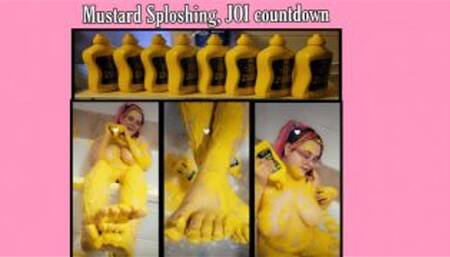 Mustard Sploshing, Foot Fetish JOI countdown