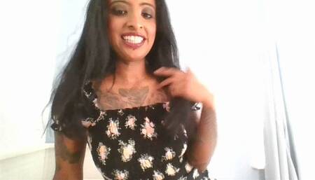 Step Daddy watches me Ride BBC and Swallow Cum