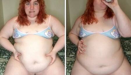 Bloated BBW Burps With and Without Soda