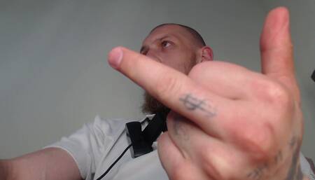 Muscle Worship. Spitting. Dirty Talk