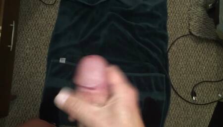 Jerking off and Cumshot After Workout