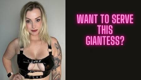 Trying to prove yourself to a Giantess