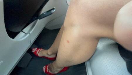 Driving in my sexy aldo heels