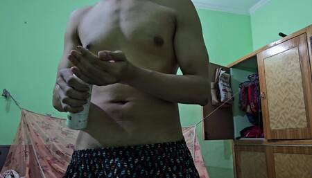 Me Applying Body Lotion + Short Posing at the End
