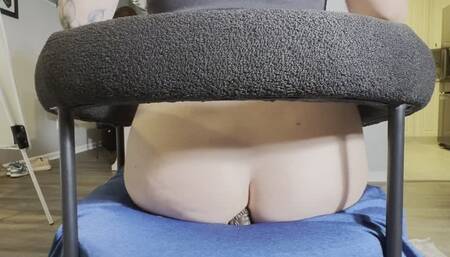 Bare Ass Farting on Tiny Cheating Boyfriend