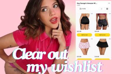 Clear out My wishlist