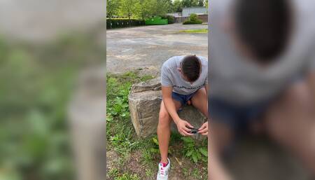 German Twink Short Pee Break