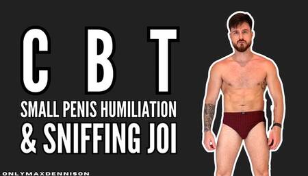 CBT SMALL PENIS HUMILIATION & SNIFFING JOI