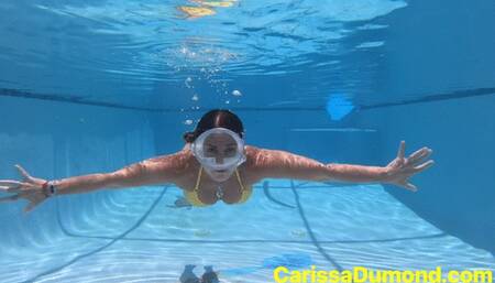 More Bikini swim with mermaid tail pull on