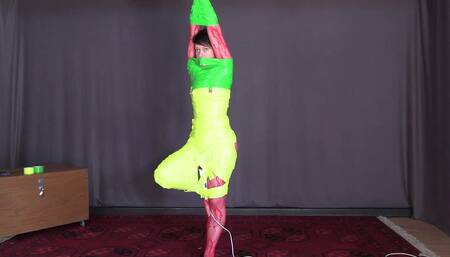 Pantyhose Catsuit and Taped