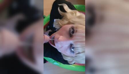 Sissy Gets Thirsty After Session
