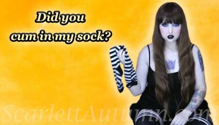 Did you cum in my sock? - WMV HD 1080p