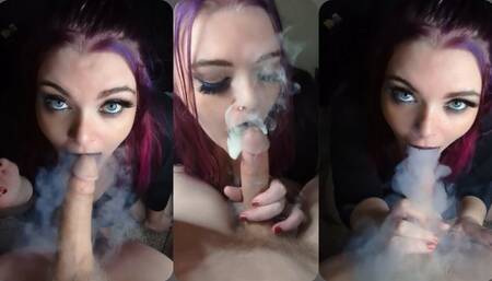 POV Smokey Blow job