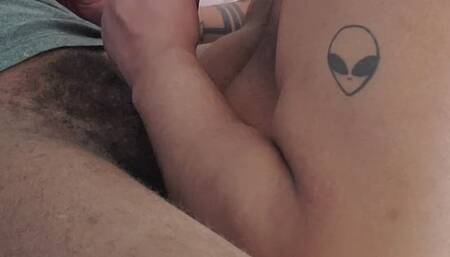 THIS IS HOW YOU SUCK BBC - thick ftm milks and sucks a monster cock