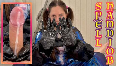 Spell Worked: Handjob Girl Arrives, Gloves Cosplay till Your Wild Cum