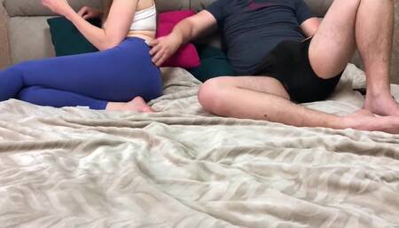 Wanted to Secretly Jerk Off Looking at stepSister, in t