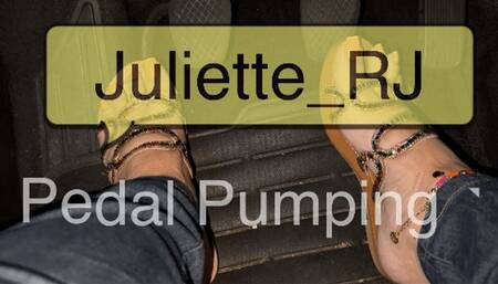 Juliette_RJ Real Life Pedal Pumping on Flats - FOR MOBILE DEVICES USERS - PEDAL PUMPING - JOI - BBW LEGS - DIRTY LANGUAGE - REVVIG - CUM COUNTDOWN - PUMP HARD - JOI - ORANGE PEDICURE