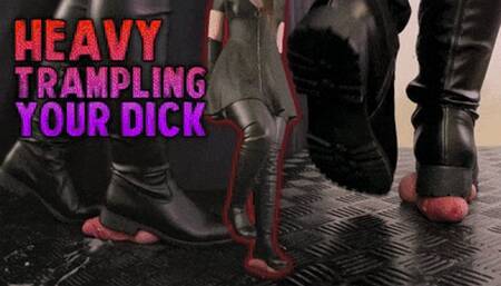 Heavy Trampling Your Dick in Thigh High Leather Boots - (Edited Version) - TamyStarly - Trample, Crushing, Crush, Bootjob, Ballbusting, CBT, Shoejob, Riding, Stomp
