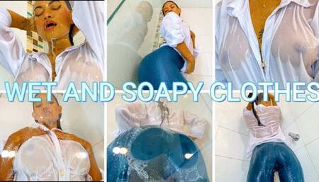 WET AND SOAPY CLOTHES