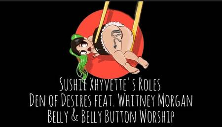 Den of Desires Belly & Bellybutton Worship JOI featuring Miss Whitney Morgan