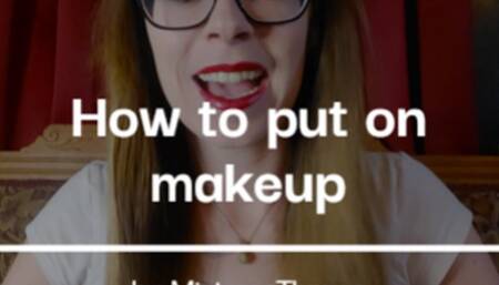 How to apply Sissy Makeup (soft Domme SFW)