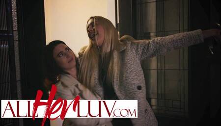 Watch adorable Serena Blair and Kenna James's porn