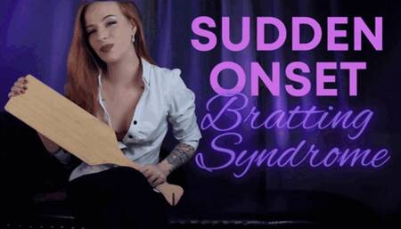 Sudden Onset Bratting Syndrone : Counsellor Gives You Sexy FemDom Paddling Therapy To Cure You From Being A Submissive Brat