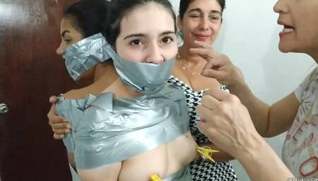 Mummified For Nipple Play (DOUBLE VOLUME) (low res mp4)