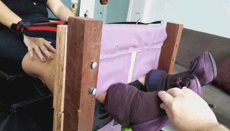 Cristal in nylons off soles tickling at yhe limit on the stock 2024