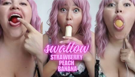 sexy swallow strawberry banana peach