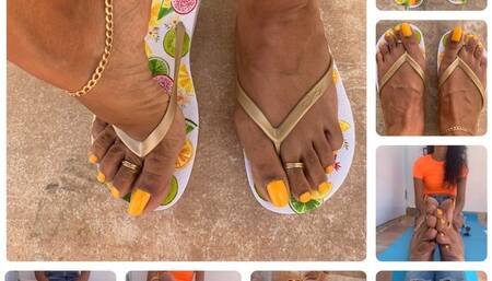 Sunny Day Flip Flop Feet