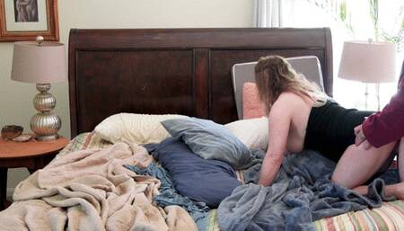 Stepson, do you want to put your cum in me before breakfast?