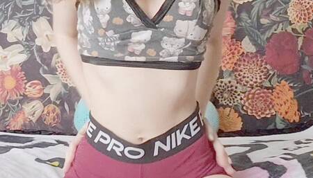 Nike Pro Athletic Shorts Try-On