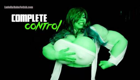 Complete Control - She-Hulk Transformation, Clothing Destruction, Breast Expansion, & Muscular Growth - MP4 720p