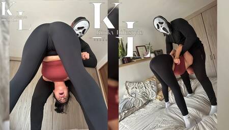 The Pedigree Hunter: Simona's Turn (Mixed Wrestling, Red TankTop, Black Leggings, RolePlay)